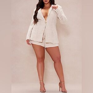 Women's Cream Shorts